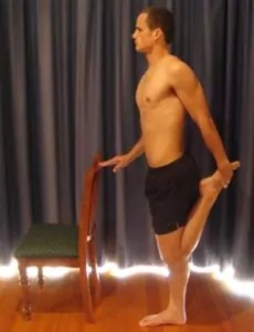 Exercises for an LCL Tear - Quadriceps Stretch