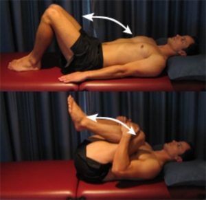 Lower Back Stretches - Flexion in lying