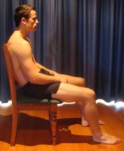 Poor Sitting Posture Causing Back Pain 