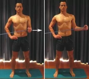 Theraband Exercise - External Rotation vs resistance band