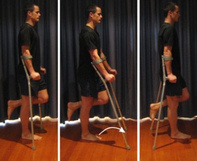 How to Use Crutches - Non Weight Bearing Walking Pattern