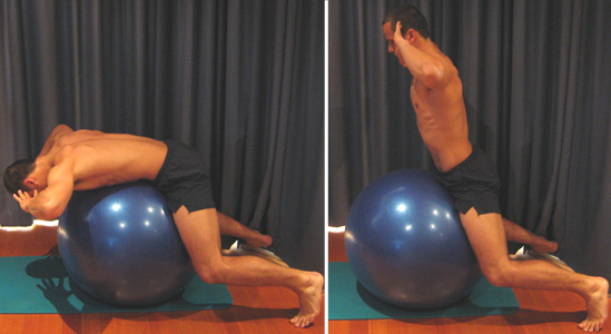 Swiss Ball Lumbar Extension 