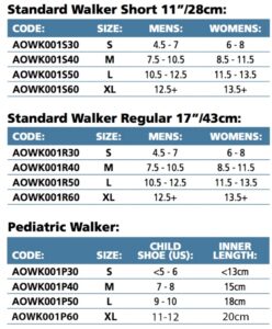 Cam Boots - AllCare Ortho Standard Walker - Cam Walker - PhysioAdvisor